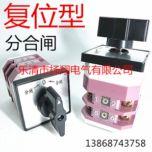 压柜 分闸 合闸 自复位 回位 万能转换开关 LW12-16Z/4.0344.2