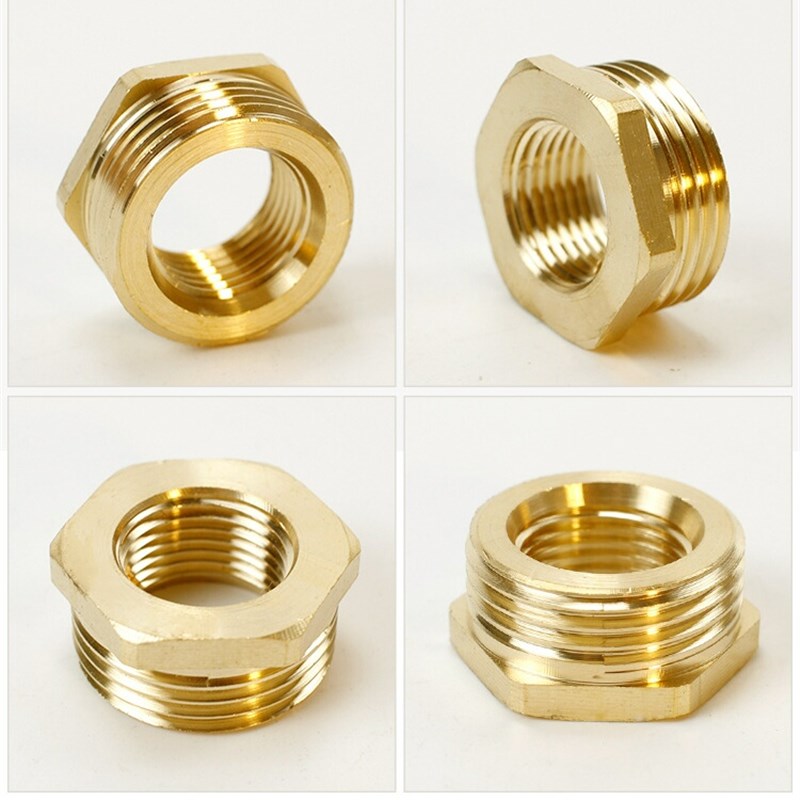 铜补心铜外丝补心 铜内外丝补心 铜变径接头6变4外丝内丝2转1补心