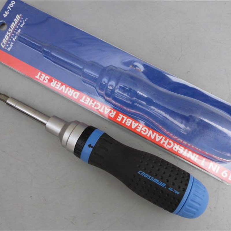 原装进口CROSSMAN美国十字牌多用棘轮螺丝批19合一换头螺丝刀改锥