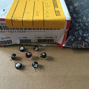 102A2020原装 卧式 西班牙电位器 直径6MM 箭头孔 可调电阻1K PT6KV