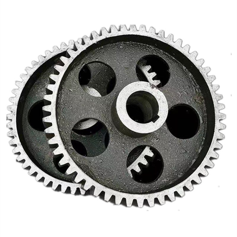 物流包邮:JS500 750 1000 混凝土搅拌机53齿435外径耐磨专用齿轮