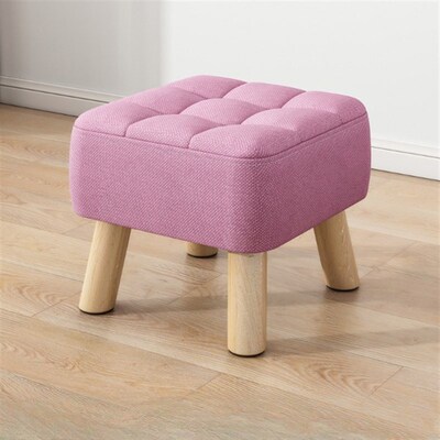 矮凳小凳子家用垫脚凳客厅沙发凳实木矮凳子简约布艺小板凳小椅子