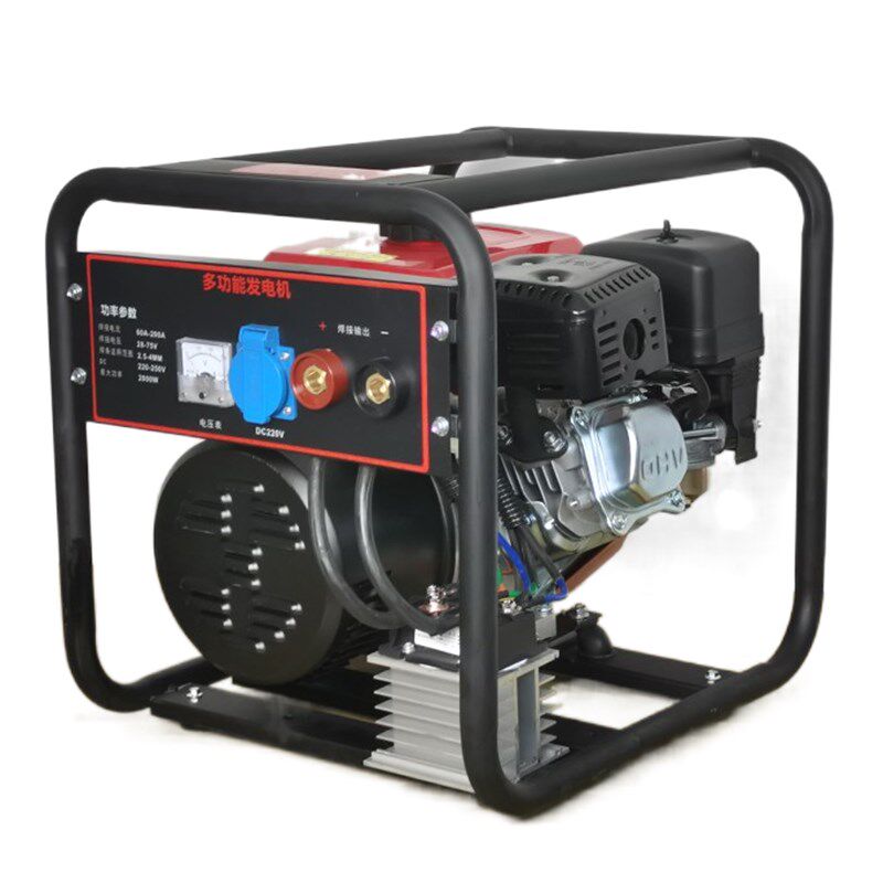 汽油发电电焊一体机户外点焊3.2MM焊条2kw220伏辅助电源