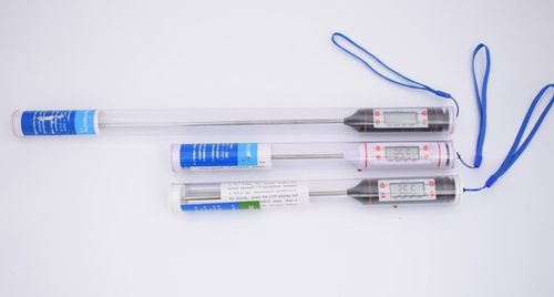 包邮TP101食品食物笔式 针式温度计数显油温探针电子水温计30厘米