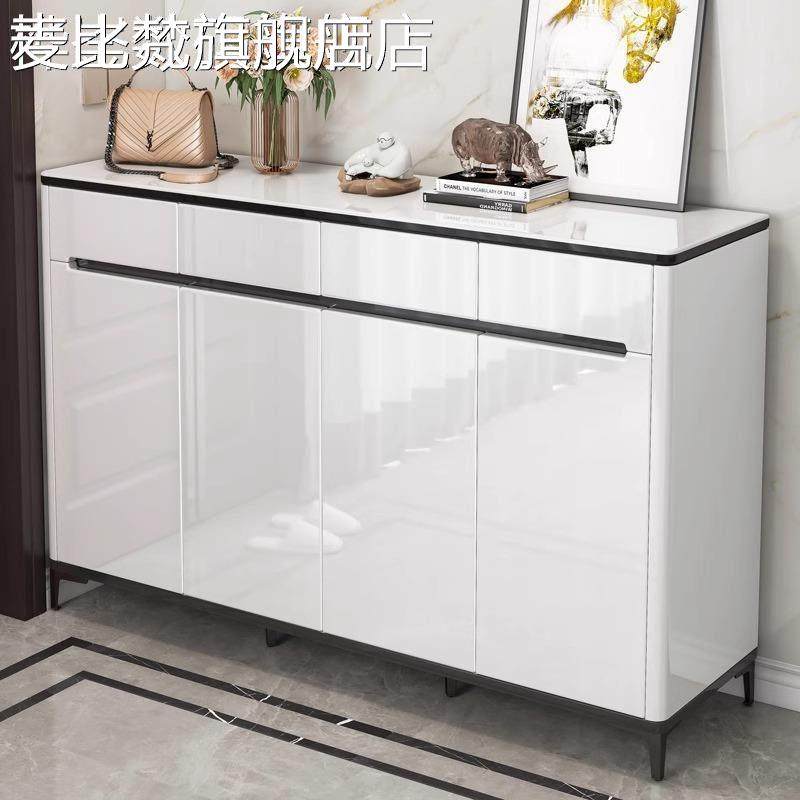 麦比梵鞋柜家用门口轻奢烤漆门厅柜入户小户型鞋架玄关大容量收纳储物