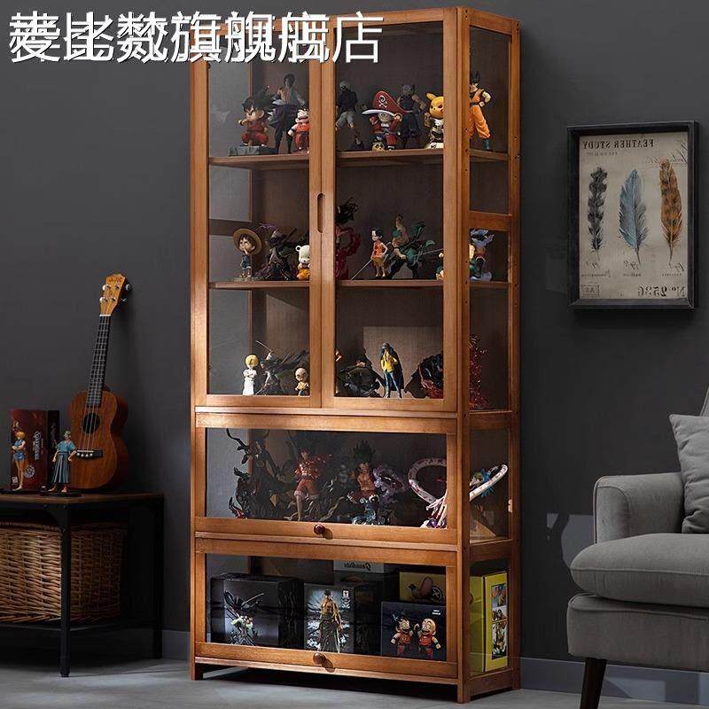 麦比梵模型展示柜乐高压克力展示架陈列柜子非玻璃产品模型玩具烟柜货架摆件垫垫床笠拉车