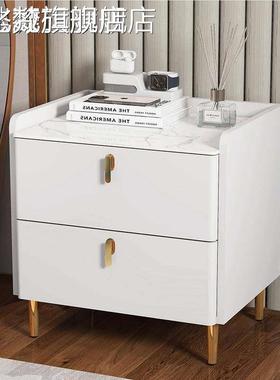 麦比梵实木 床 头 柜 78783小型家用边卧室约简现代2042新款 床 柜 轻奢高级感摆件饰品床笠拉车