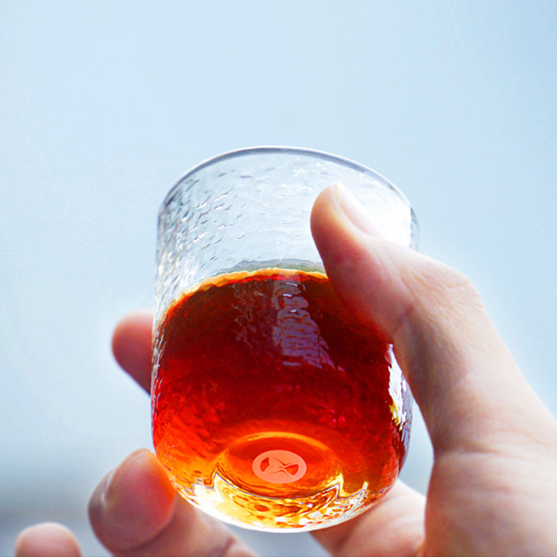 泰摩 日式锤目咖啡品杯r 耐热玻璃锤纹分享壶 手冲套装公道杯茶杯