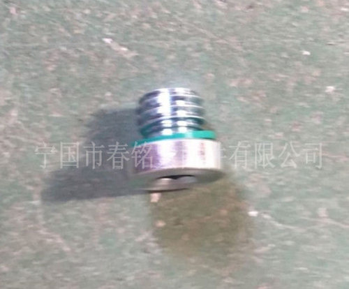 内六角ED粗牙堵头密封丝堵细牙镀锌橡胶垫M10*1.5M8*1.25M12*1.75