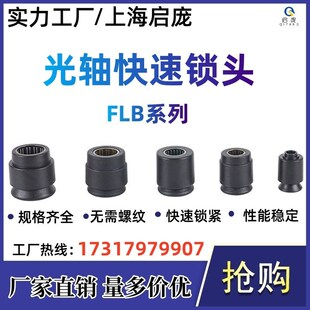 光杆快速锁头FLB-S系列芯轴锁轴心锁光轴锁快速锁紧装置夹头固定