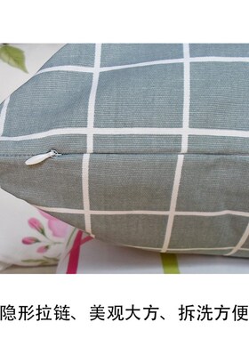 长方形抱枕套沙发靠垫套靠o枕套大号靠背套35/40/45/50/60/70/80