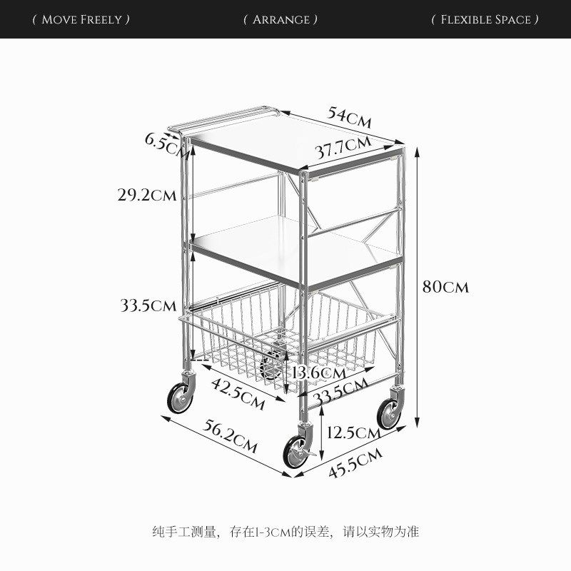 厨房置物架多功能储物柜收纳烤箱微波炉架M子简易货架多层落地小