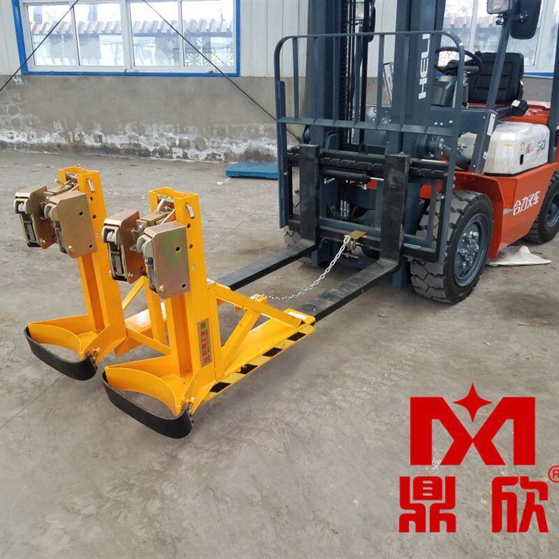 叉车卸油桶夹具油桶搬运y油桶吊具叉车油桶夹具 油桶夹子