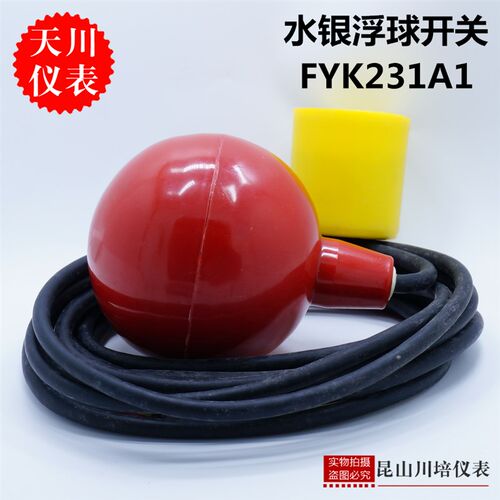 FYK231A1水银浮球液位控制器圆球水位开关水箱水池电缆式浮球阀
