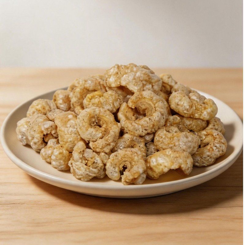 闽南特产粕皮粕潮汕特产扑肉炸猪皮即食酥脆零食火锅炒菜食材2包