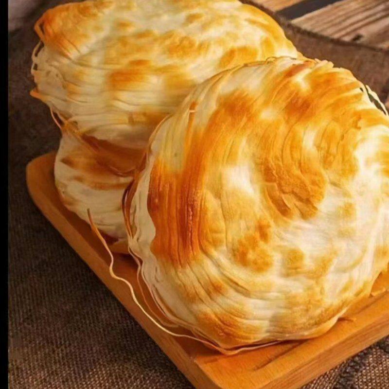 【20大个】酥脆千层老潼关肉夹馍饼胚早餐速食方便100g*20个