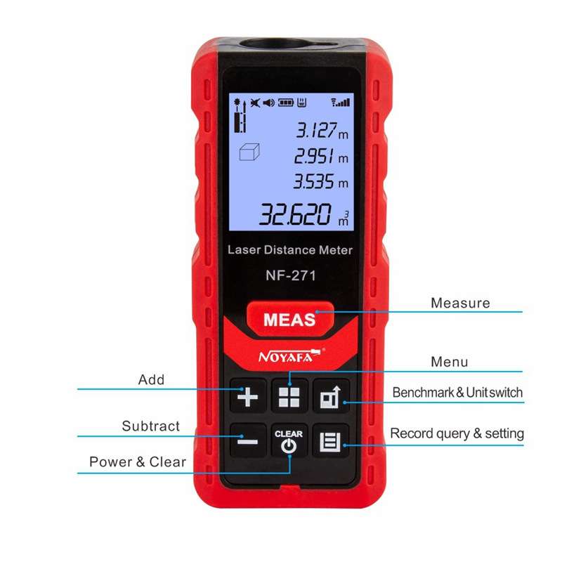 Range Finder Laser Distance Digital Range Finder Meter Measu