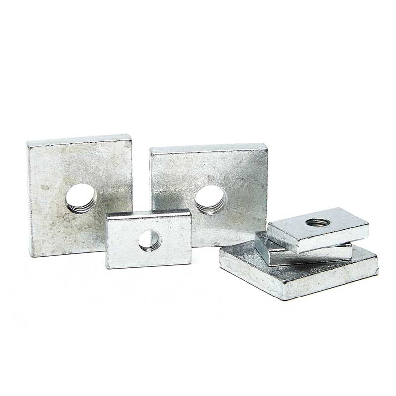 M4M5M6M8长方形螺母镀锌长方型螺帽铝型材配件长条螺母长螺母7折