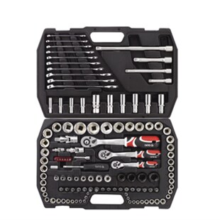 易尔拓进口汽修工具公英制套筒小飞中飞大飞棘轮扳手组套YT-38801