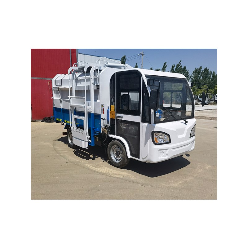 乡镇城镇环卫电动垃圾运输车 市政街道多功能压T缩挂桶垃圾清运车