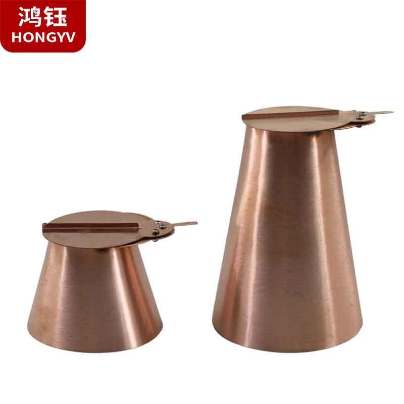 木炭铜火锅拔火冒火锅炉火锅帽纯铜D火锅烟筒冒纯紫铜压火帽牛蛙
