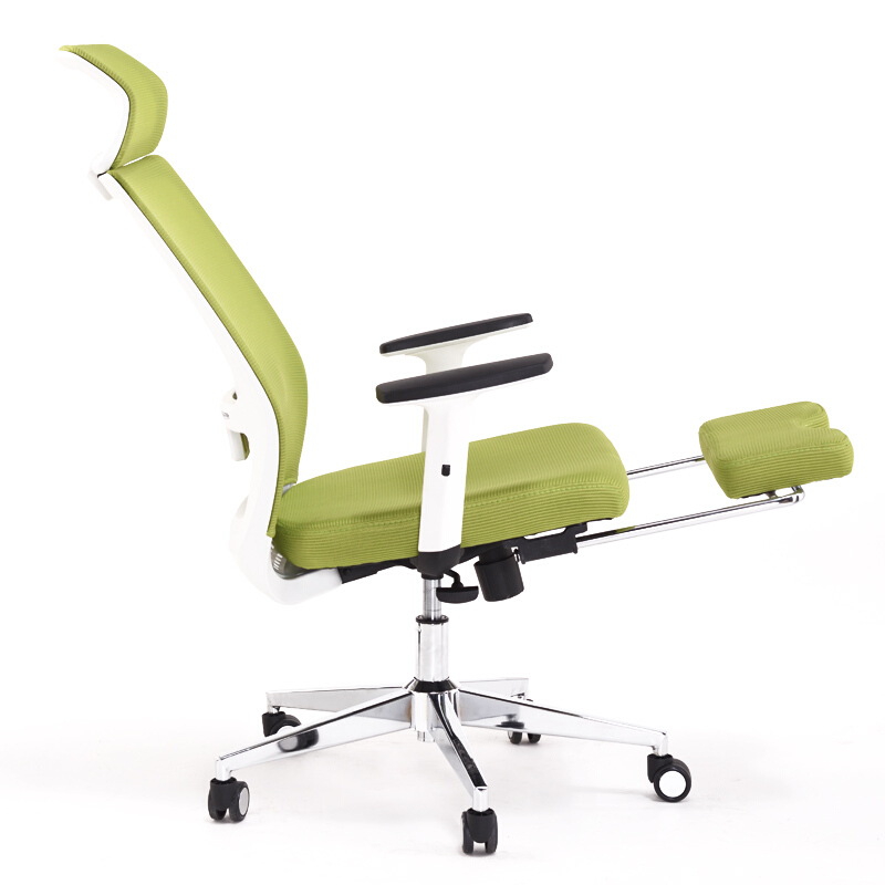 电脑椅办公椅午休椅职员椅可躺带搁脚休闲会客椅电竞椅人体工学椅