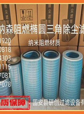 唐纳森P034303 P190818 P191920 P191115阻燃椭圆三角除尘滤筒