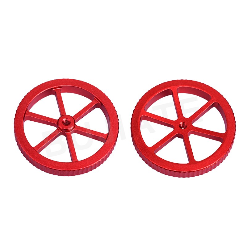 3d打印机DIY配件金属平台板调平旋钮红色手拧调平螺母