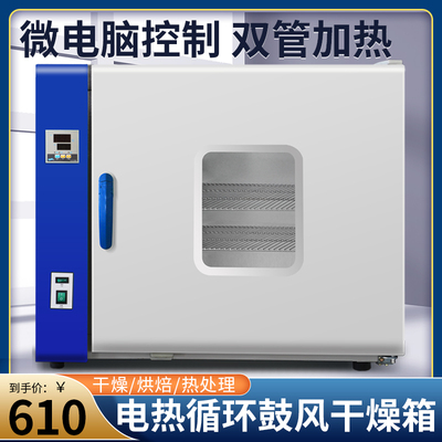 数显电热恒温干燥箱实验室小型鼓风烘干箱热处理工业烘箱烤箱