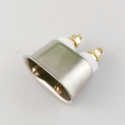 T727高温插头底座 电炉加热圈35A铝合金陶瓷插头座 铜柱直径5 6mm