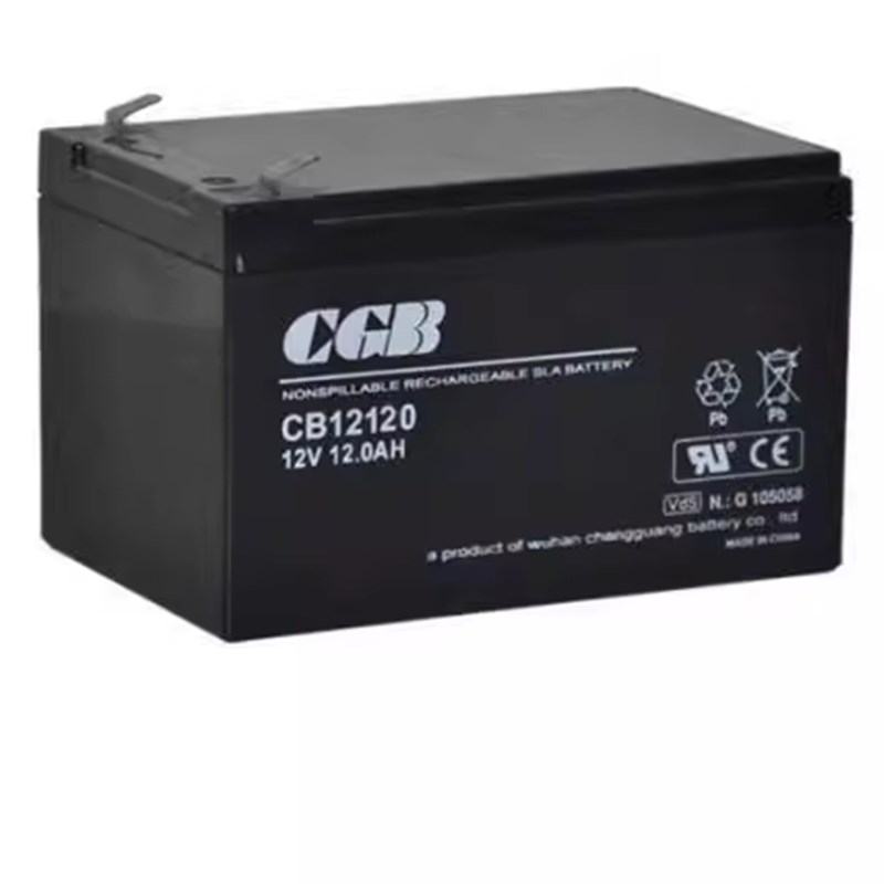 武汉长光蓄电池12V12AH CGB蓄电池CB12120应急灯 路灯专用蓄电池