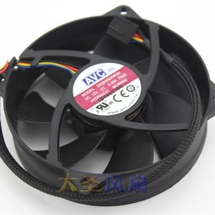 AVC 25mm DASH0925R2H 4线风扇 CPU圆形散热风扇 原装