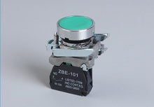 按钮 启动按钮 停止按钮 XB4-BA31 绿色按钮 平钮