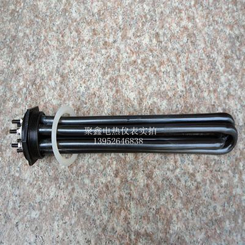 防水垢镀黑全铜六角头电热管 发热管 电加热管 DN47 6\9\12KW