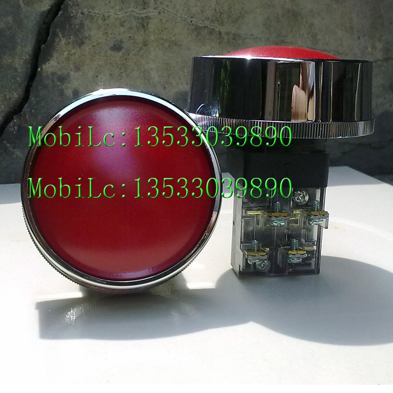 实物拍摄原装正品台湾天得TEND特大头按钮TBDR-301红色TBDR-301-G