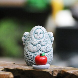 仿真海利亚神像小摆件花卉盆景微景观造景女神像抽象伴手礼小摆件