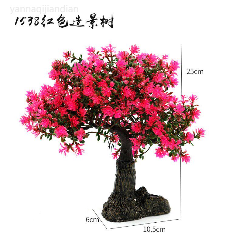 仿真款椰树鱼缸造景假水草大小椰树水族箱装饰前景中景后景沙摊景