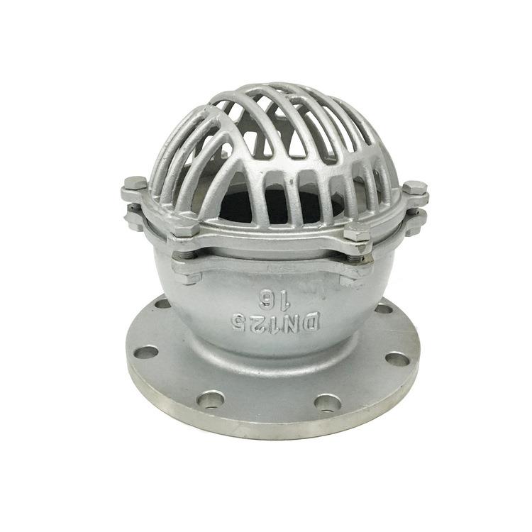 厂家供应不锈钢底阀H42W-6/10P不锈钢吸水底阀水泵用底阀止回阀