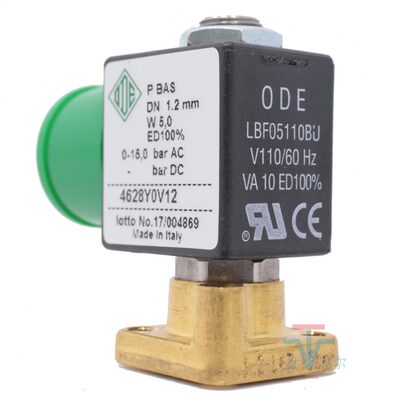 甄选意大利ode三通电磁阀 4628y0v12 ac110v空压机压缩空气用放空