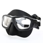 甄选WAVE专业防雾清大框镜头自由潜水浮潜装 备水肺全脸大框潜水镜