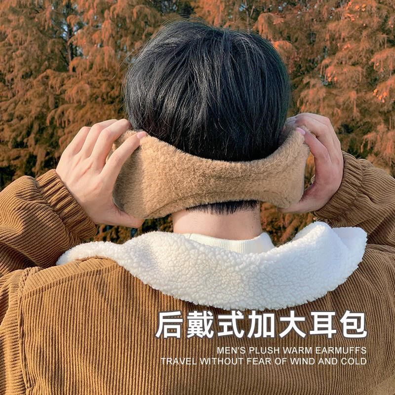 耳罩保暖男冬季加绒后戴式耳套耳捂骑车防寒护耳朵神器防冻耳包女