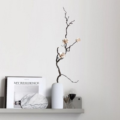 真干支花干花装饰摆件客厅摆设落地干花文艺干枝装饰中式花艺插花