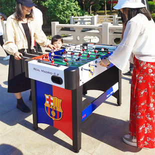 桌上足球机儿童比赛足球游戏桌小型桌面足球桌标准八杆桌式 足球台