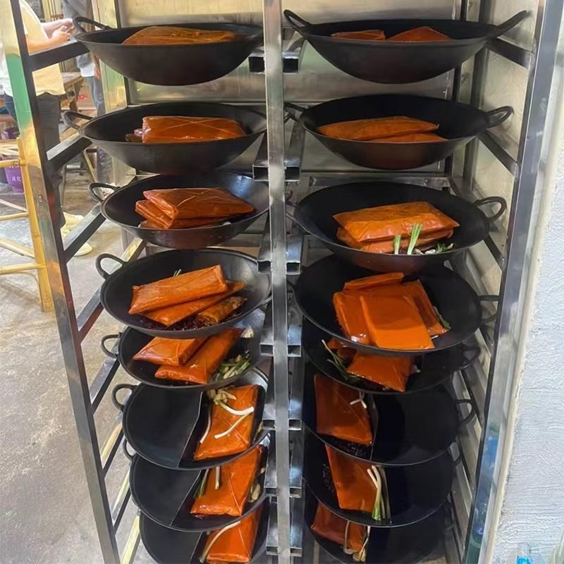 定制不锈钢火锅锅架子商用锅具A多层置物架鸳鸯汤锅火锅店厨房专