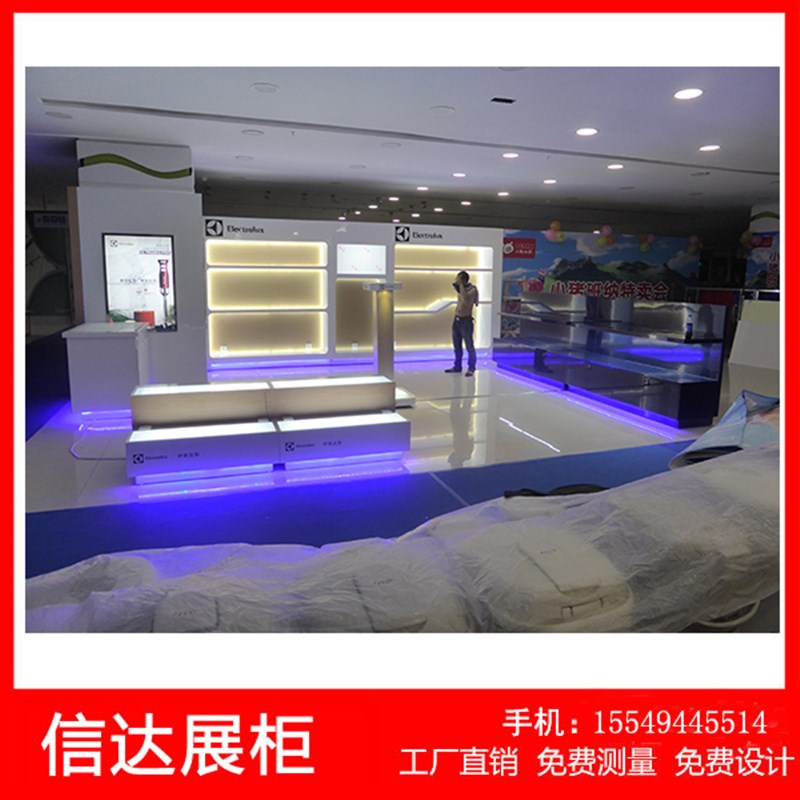 木质烤漆化妆品展示柜美容产品展示柜精品展柜陈S列柜饰品摆件展