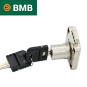 甄选德国BMB抽屉锁衣柜锁 公家具文件柜开门锁三级管理直径18黑白