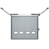 降噪防盗工业电动滑 车库门 甄选物流园抗风提升门 商业家用翻版