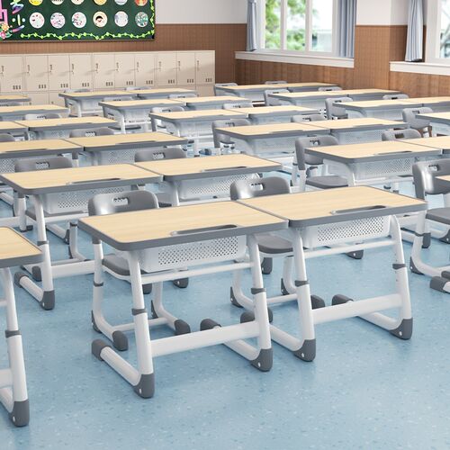 学校课桌椅小学生家用书桌培训机构学习写字桌子可升降儿童学习桌