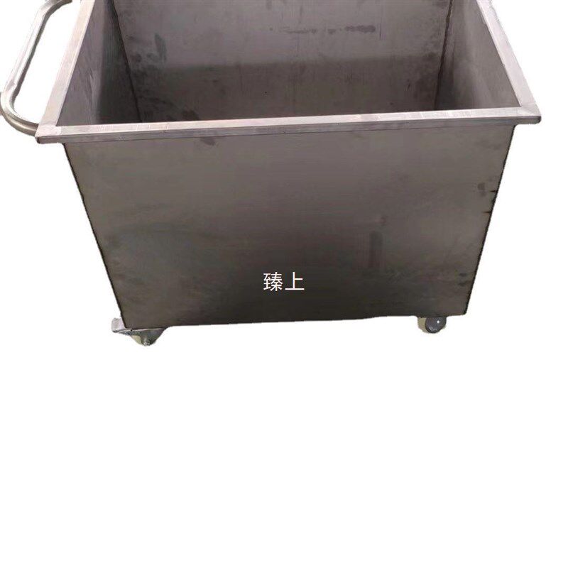 不锈钢水箱方形储水箱储物箱工业储水桶移动式手推车浸泡池卤煮桶
