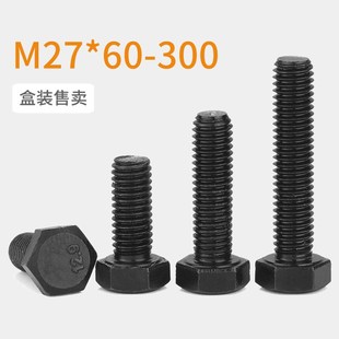 12.9级外六角螺丝螺栓M27 60x80x100x120x150x180x200x220x300